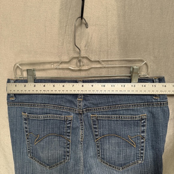 Gloria Vanderbilt Jeans Womens 10 Short Blue Denim Stretch Straight Leg Mid Rise - Picture 11 of 15